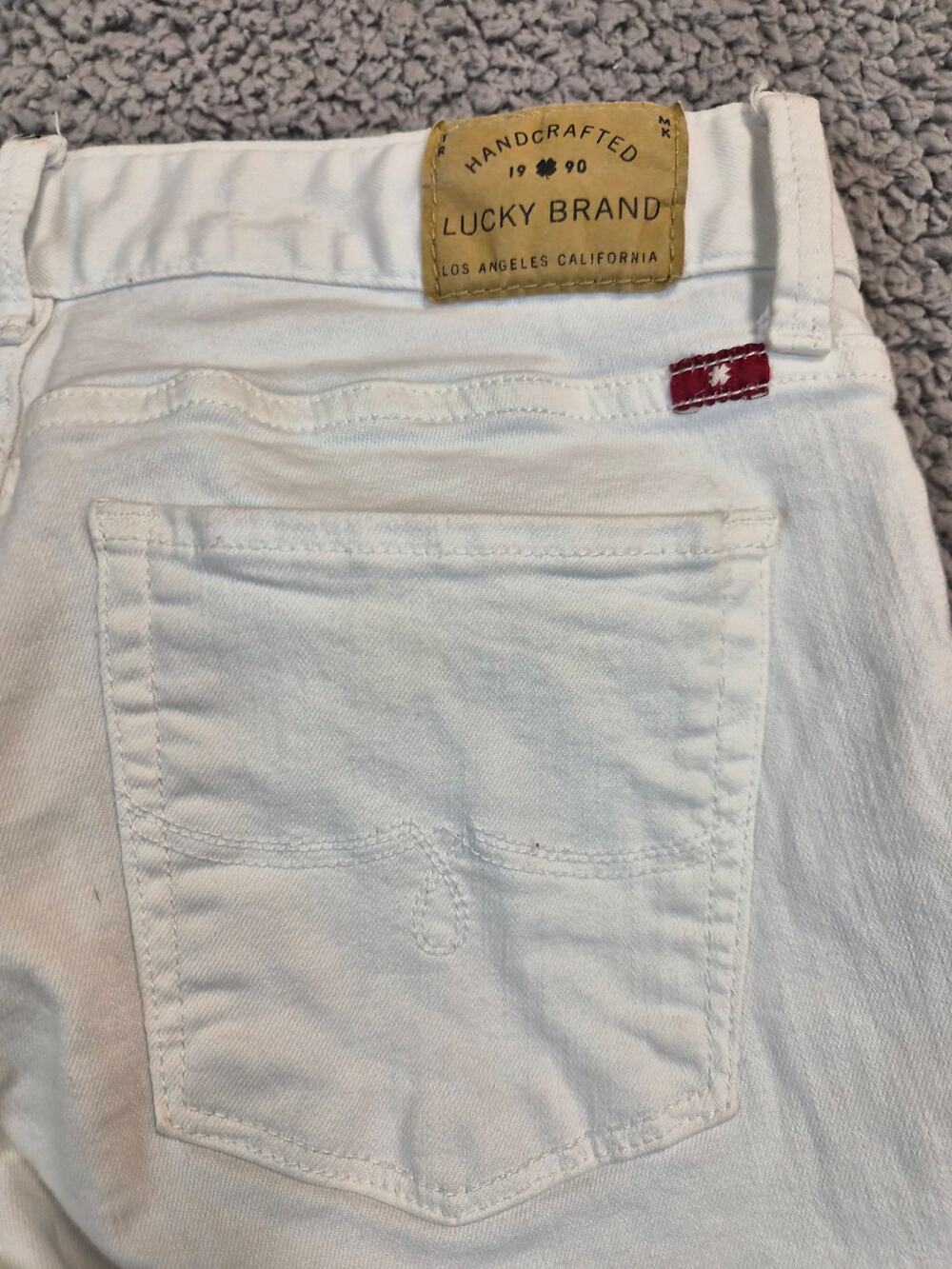 Lucky Brand Jeans Women's Size 4/27 White Leyla Skinny (1430)